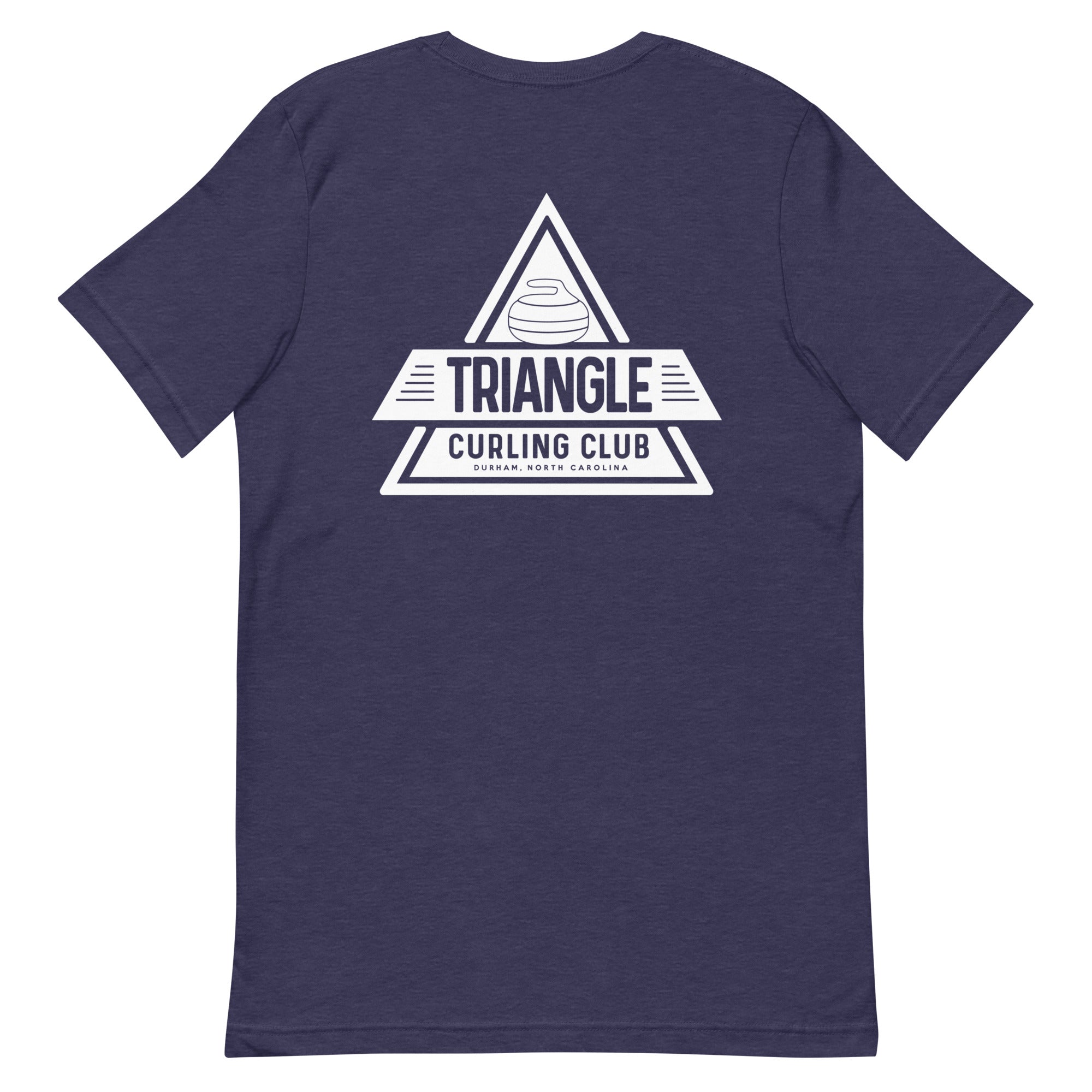 Throw Two, Sweep, Shut Up - Triangle Curling Club Unisex t-shirt - Broomfitters