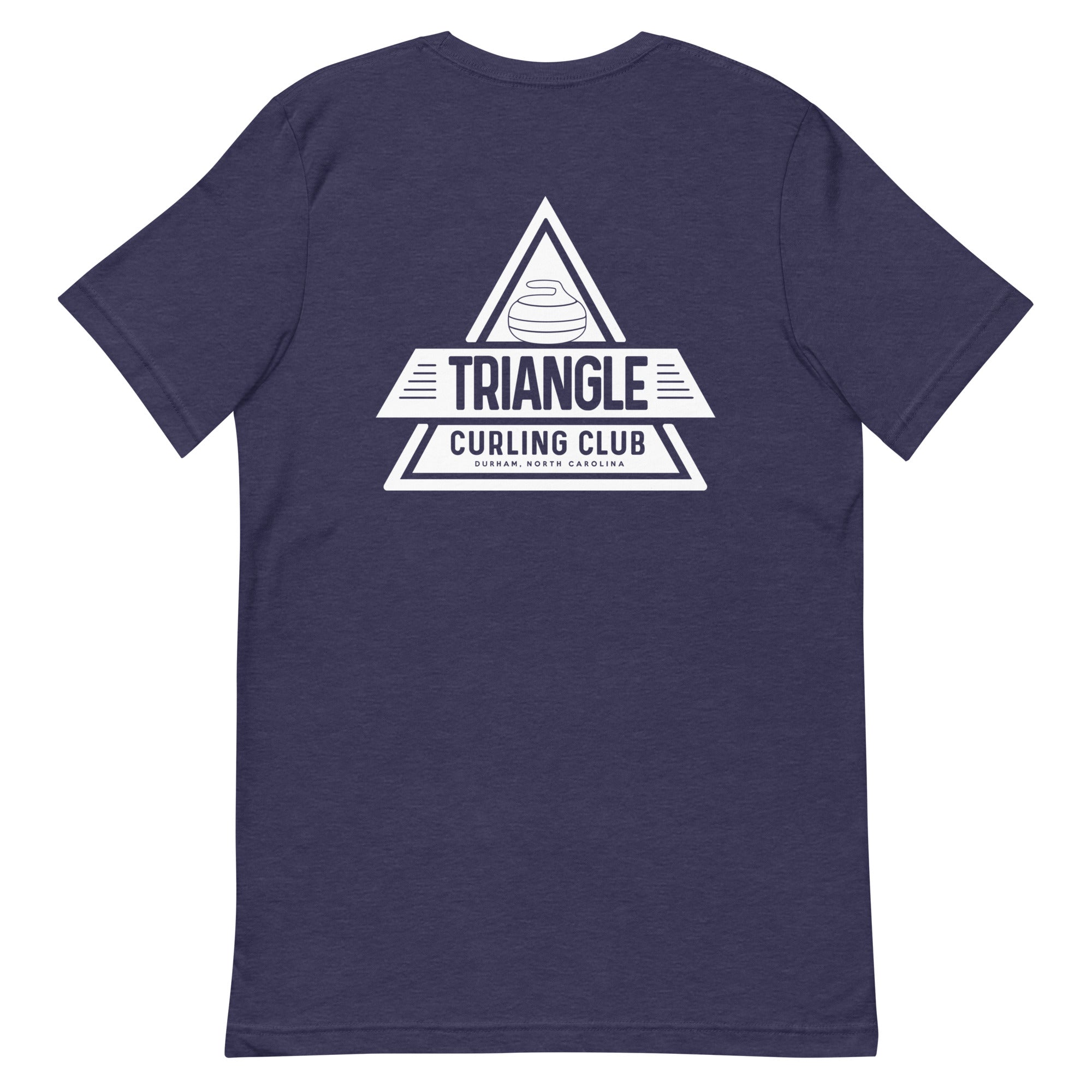 Throw Two, Sweep, Shut Up - Triangle Curling Club Unisex t-shirt - Broomfitters