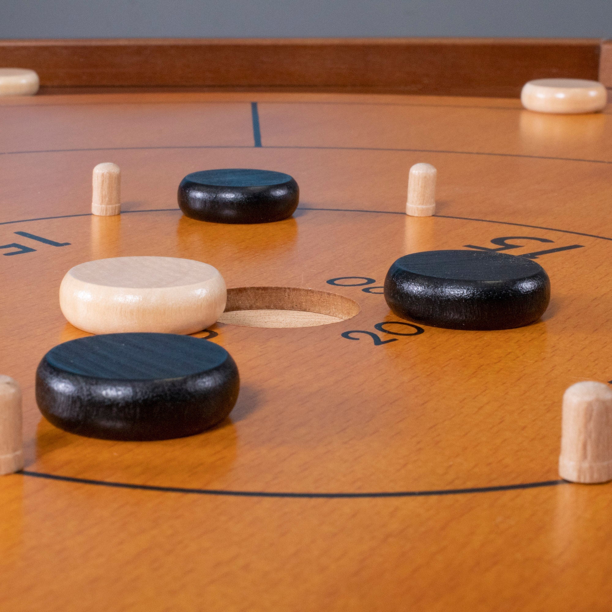 Tournament Crokinole Board, 30 - inch - Broomfitters