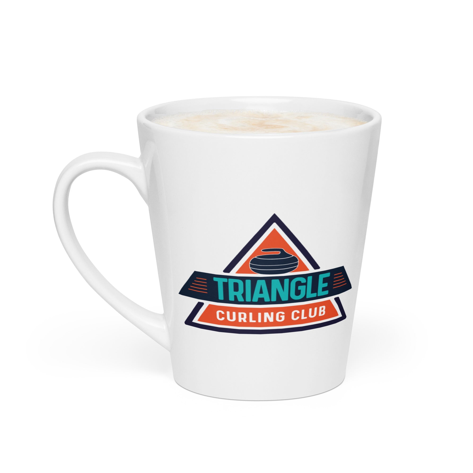 Triangle Curling Club Latte mug - Broomfitters