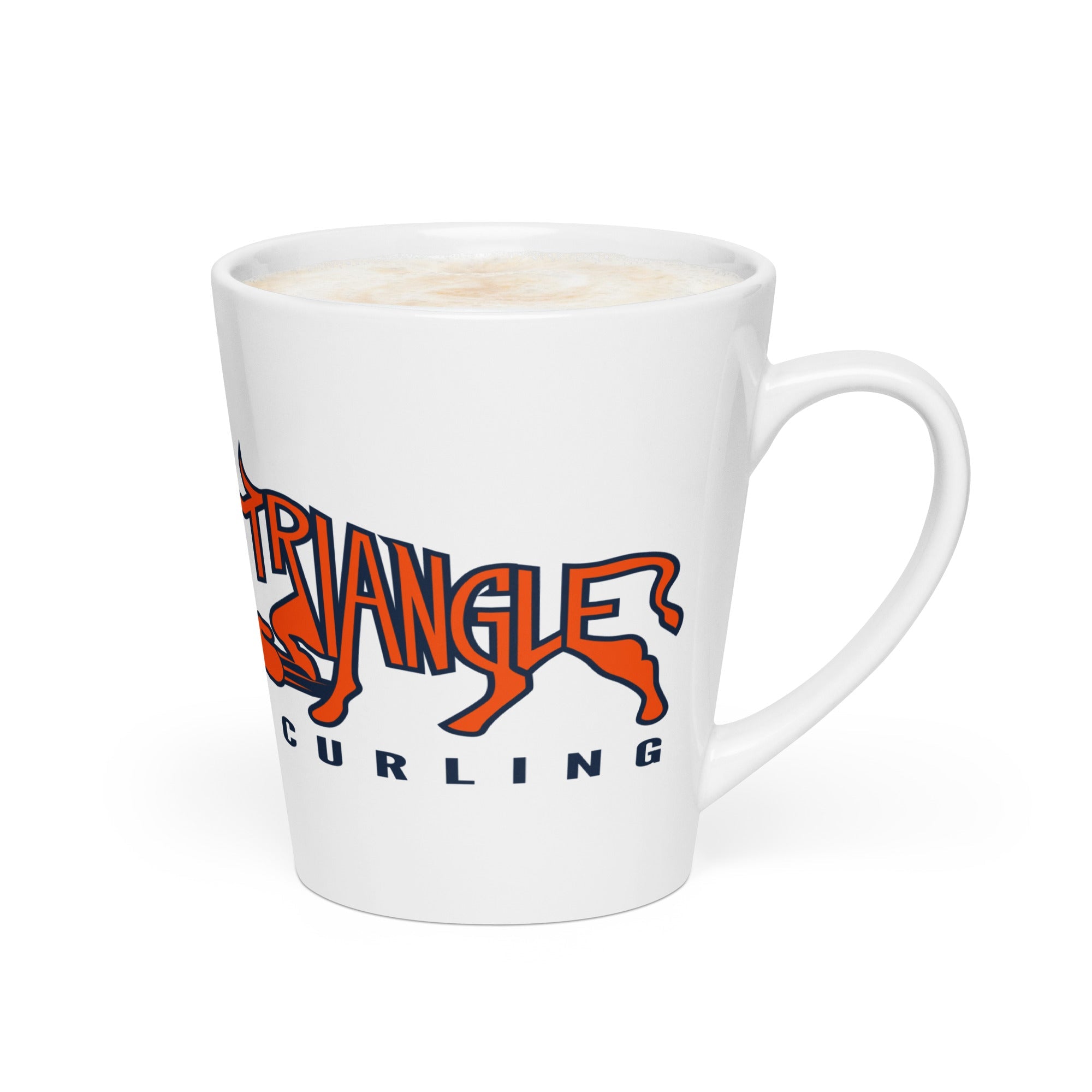 Triangle Curling Club Latte mug - Broomfitters