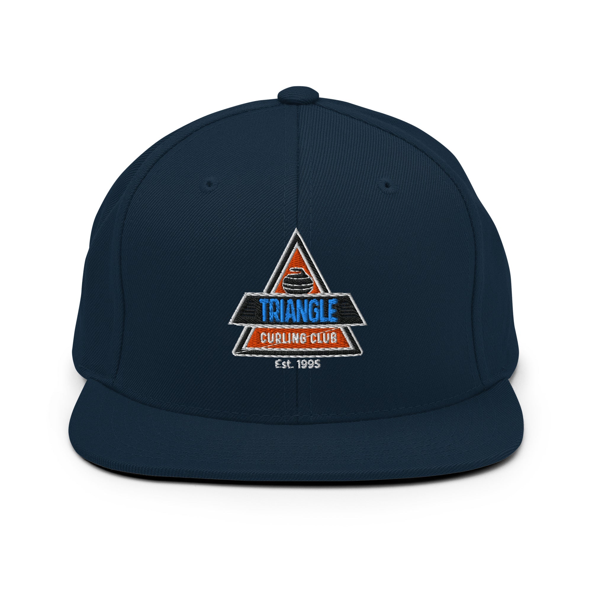 Triangle Curling Club Snapback Hat - Broomfitters