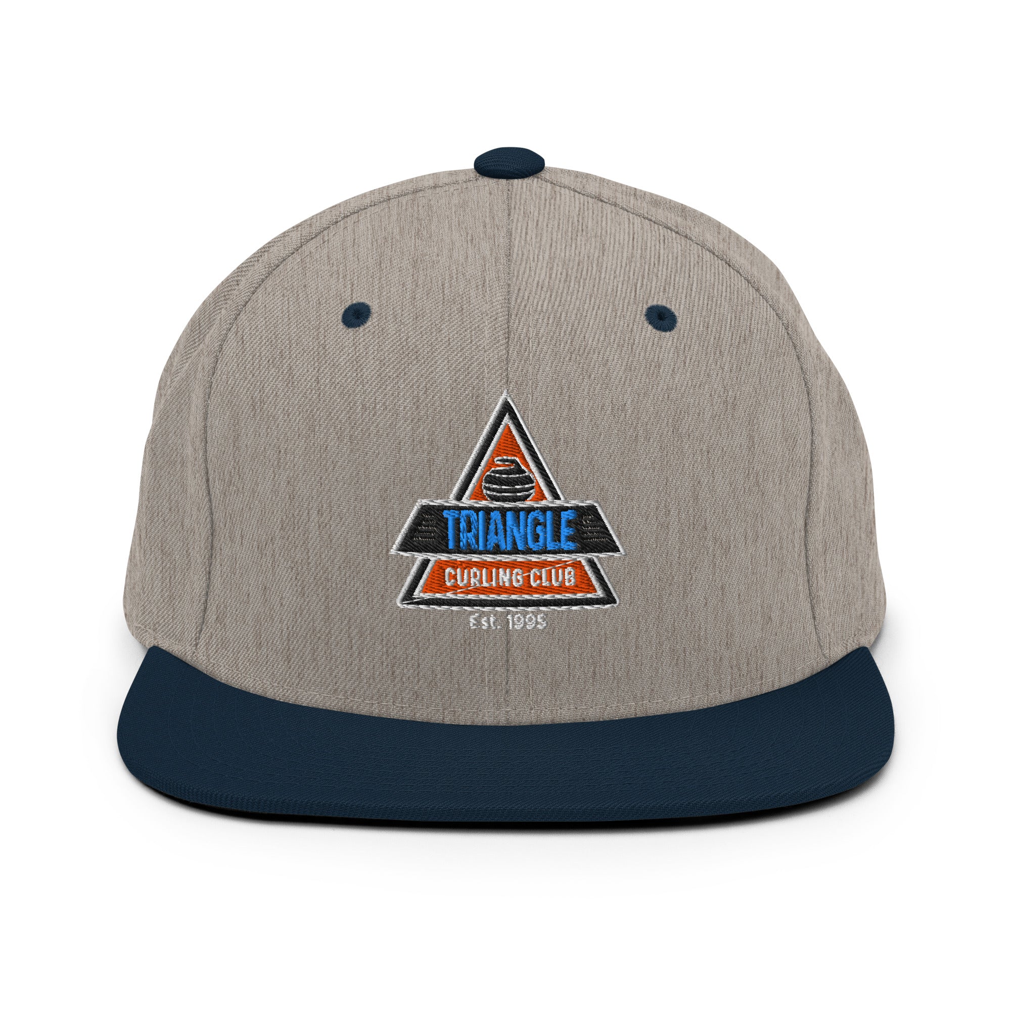 Triangle Curling Club Snapback Hat - Broomfitters