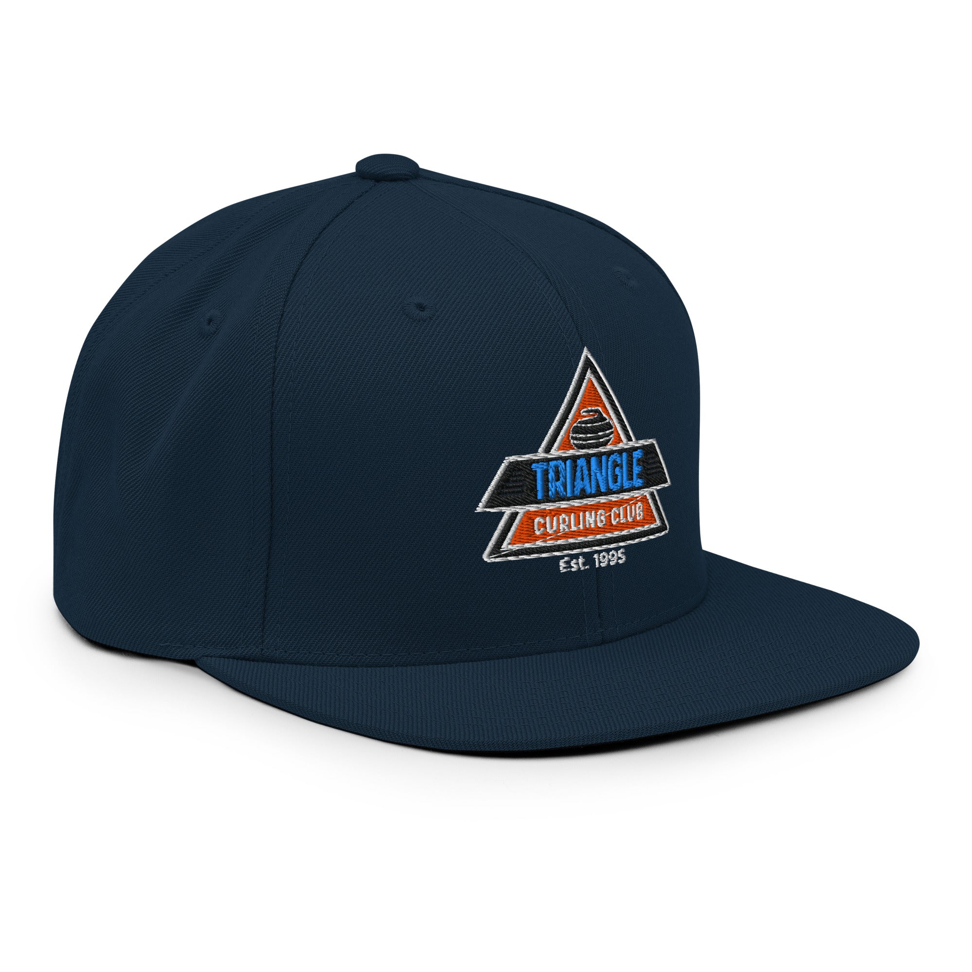 Triangle Curling Club Snapback Hat - Broomfitters