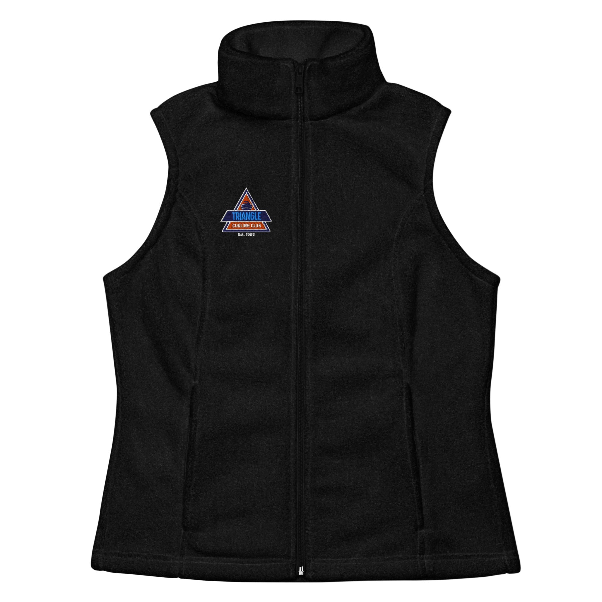 Triangle Curling Club Women’s Columbia fleece vest - Broomfitters