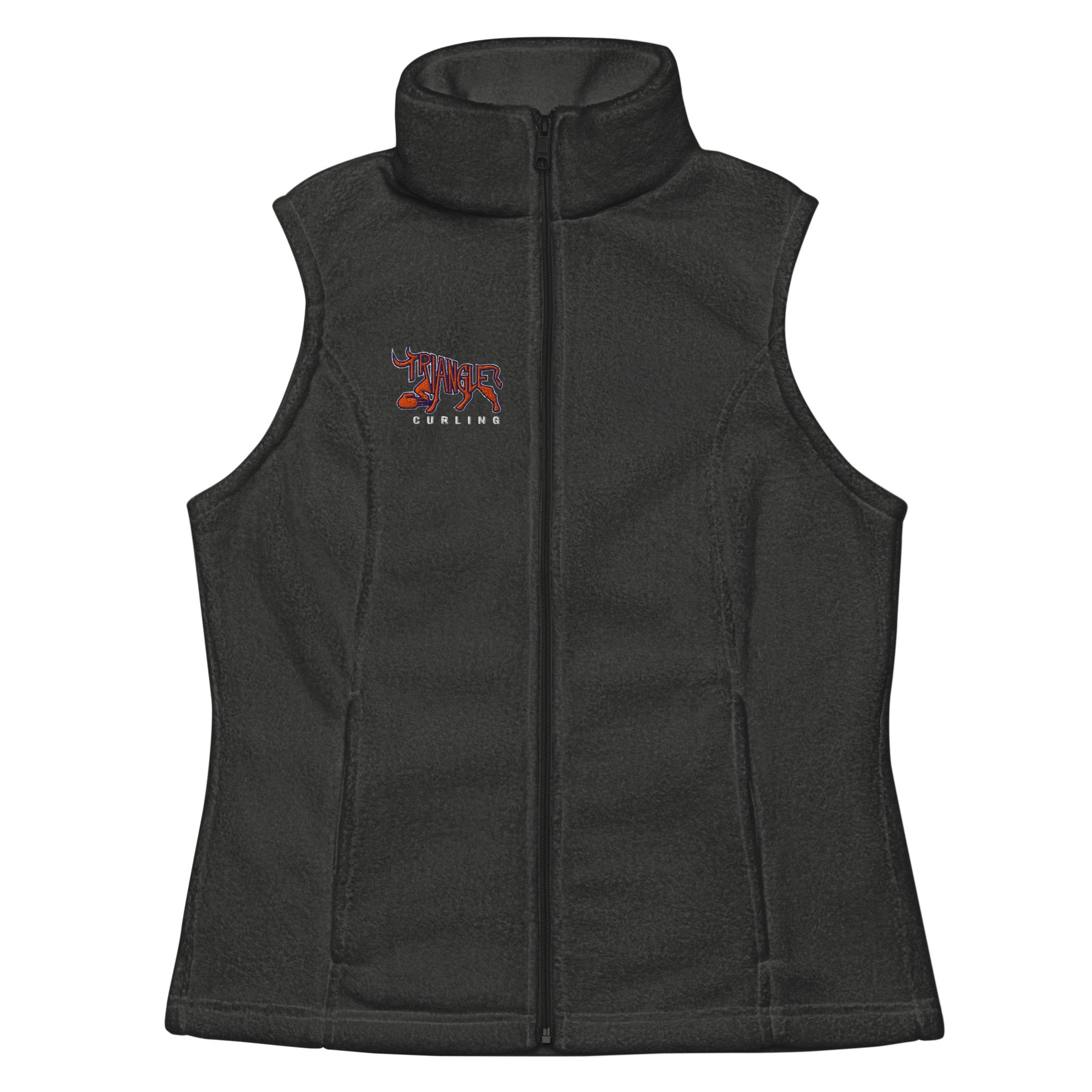 Triangle Curling Club Women’s Columbia fleece vest - Broomfitters