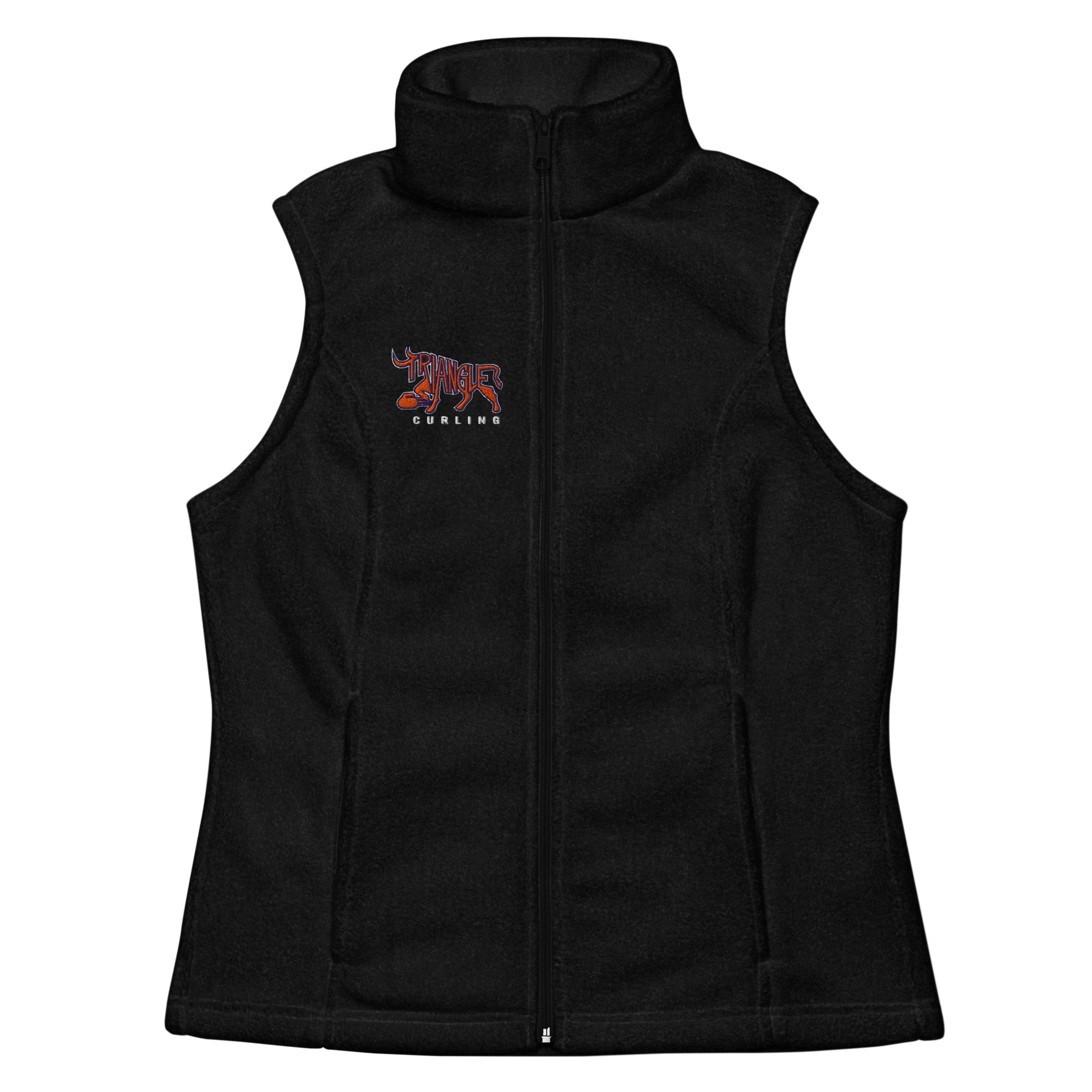 Triangle Curling Club Women’s Columbia fleece vest - Broomfitters