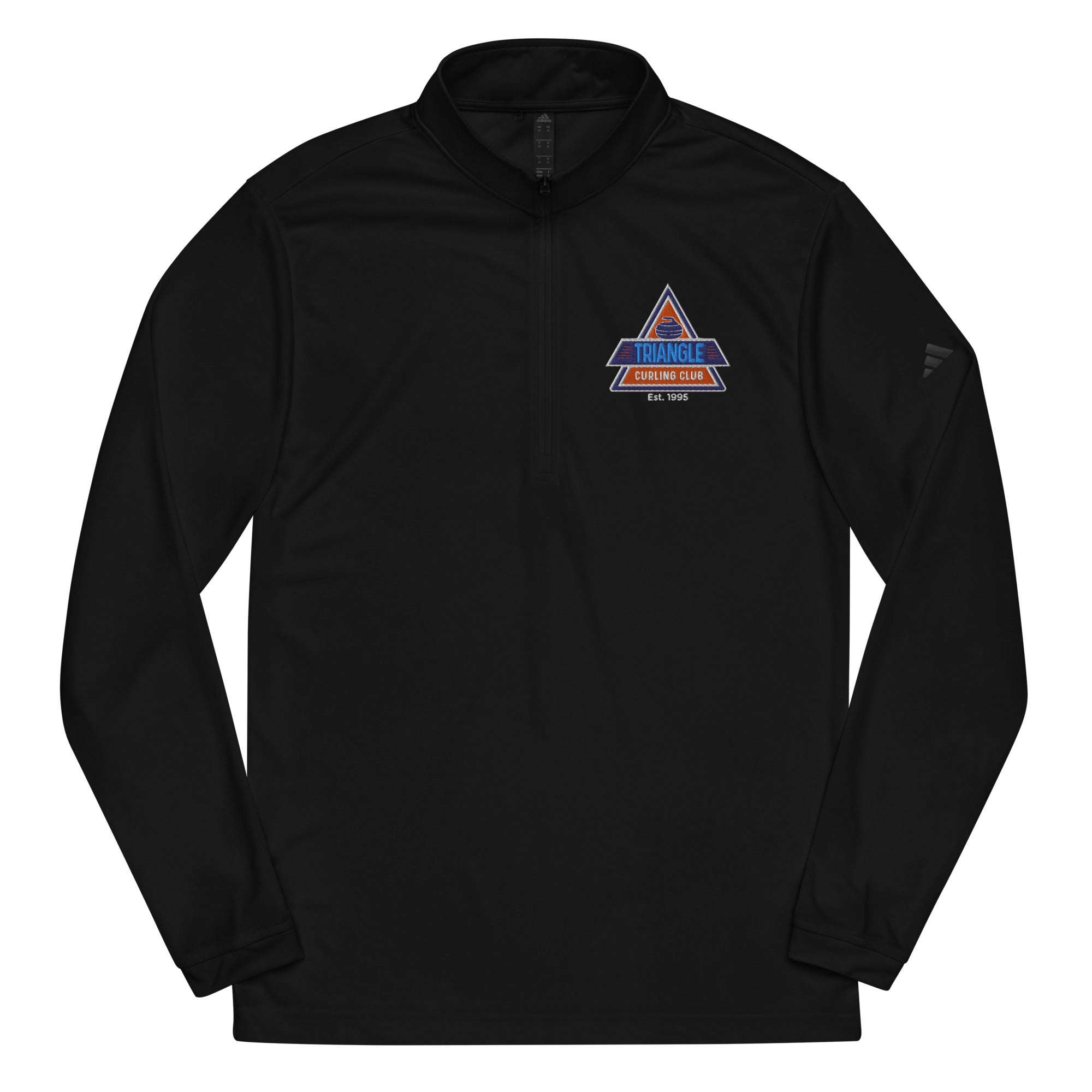 Triangle Curling Quarter zip pullover - Broomfitters