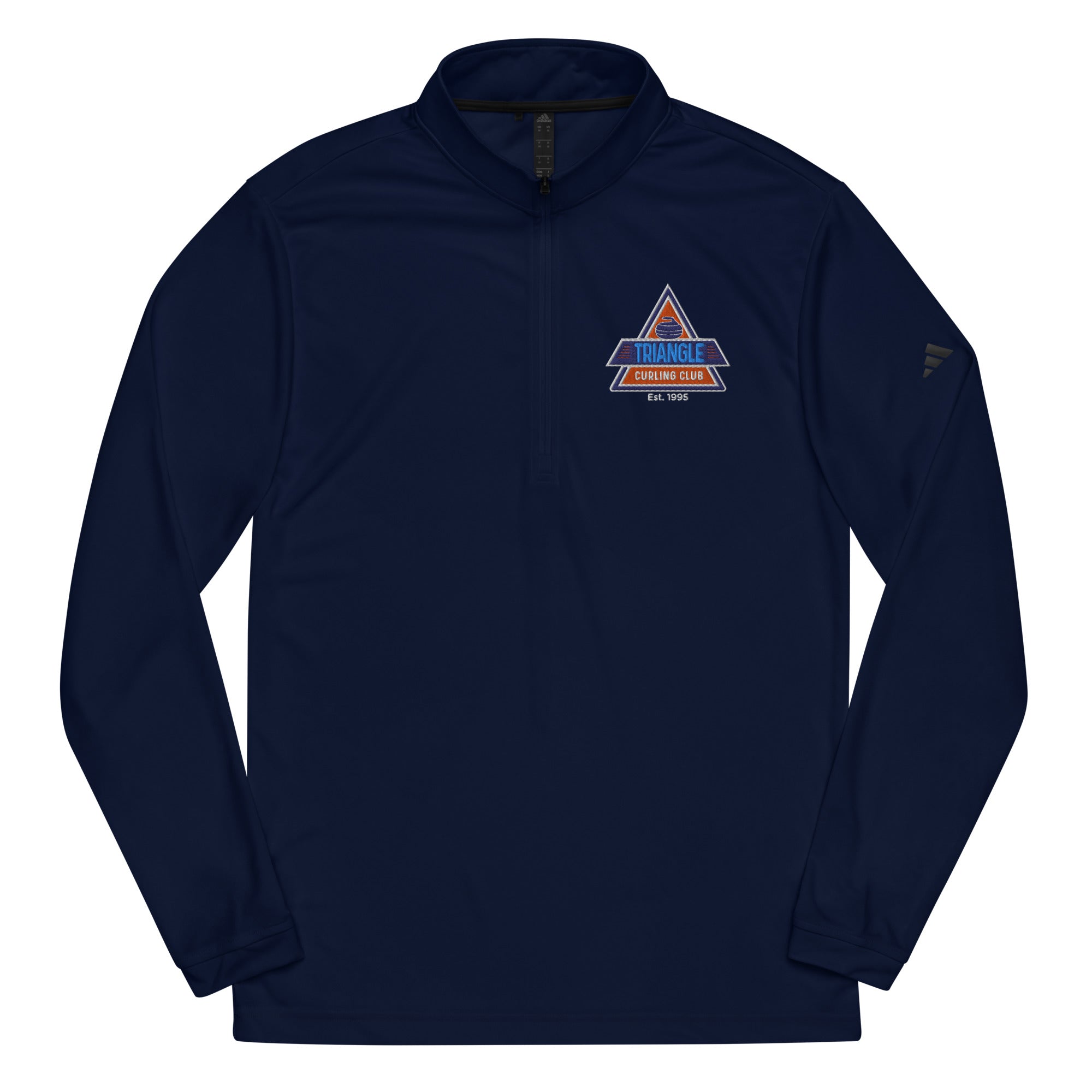 Triangle Curling Quarter zip pullover - Broomfitters