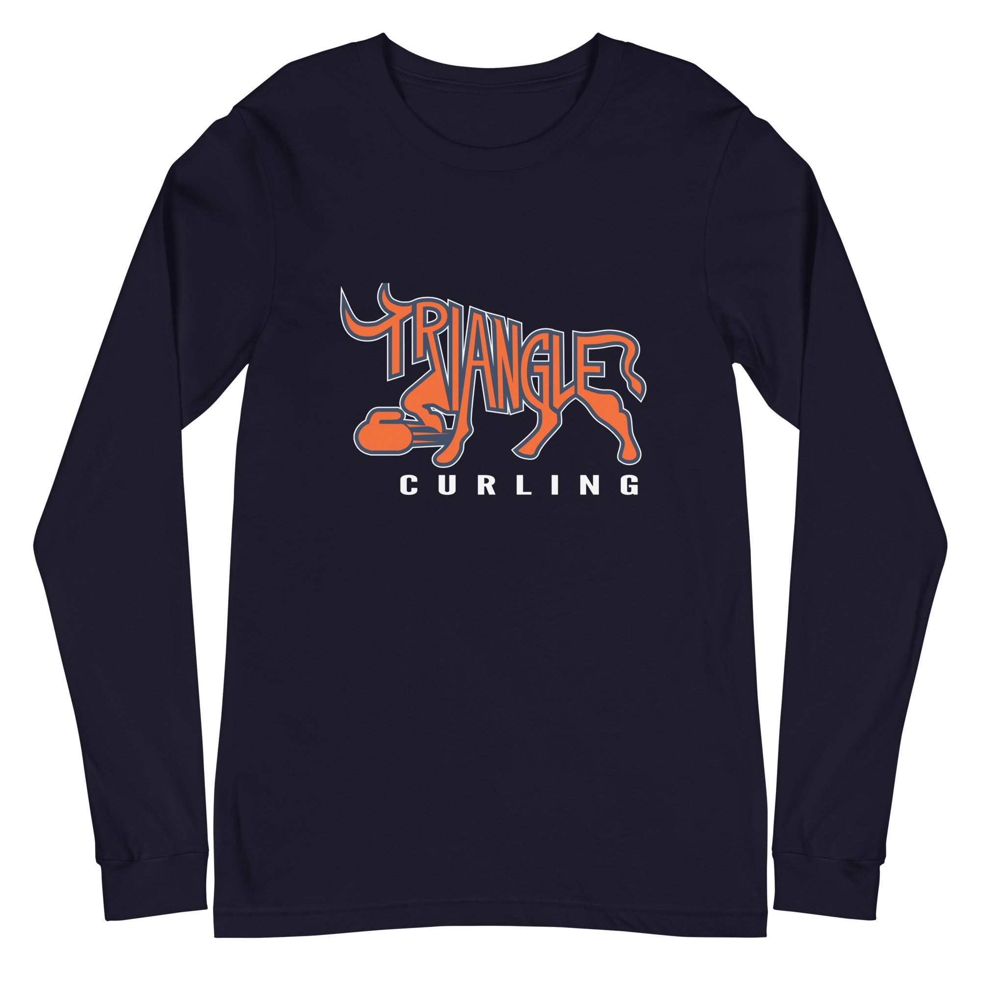 Triangle Curling Unisex Long Sleeve Tee - Broomfitters