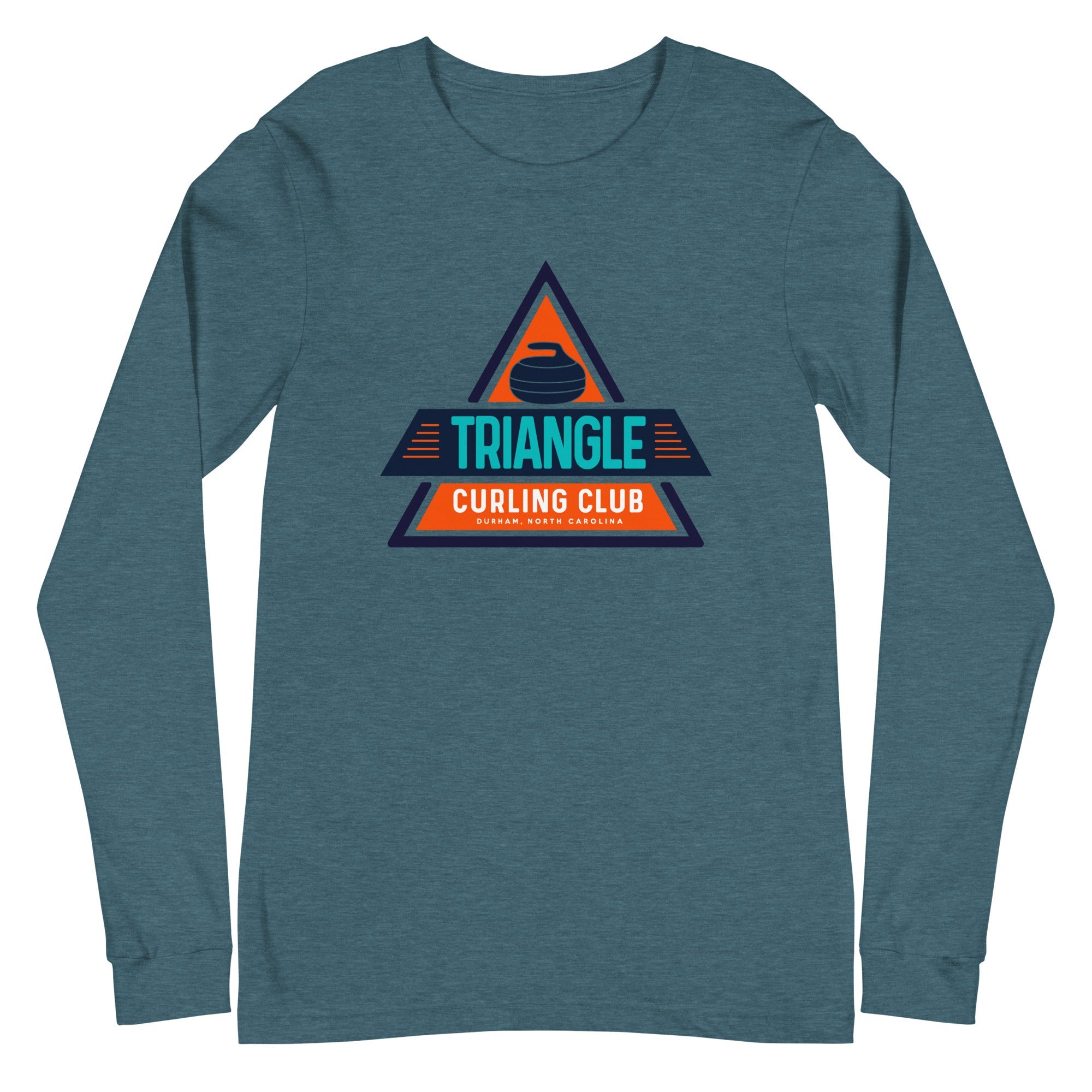 Triangle Curling Unisex Long Sleeve Tee - Broomfitters