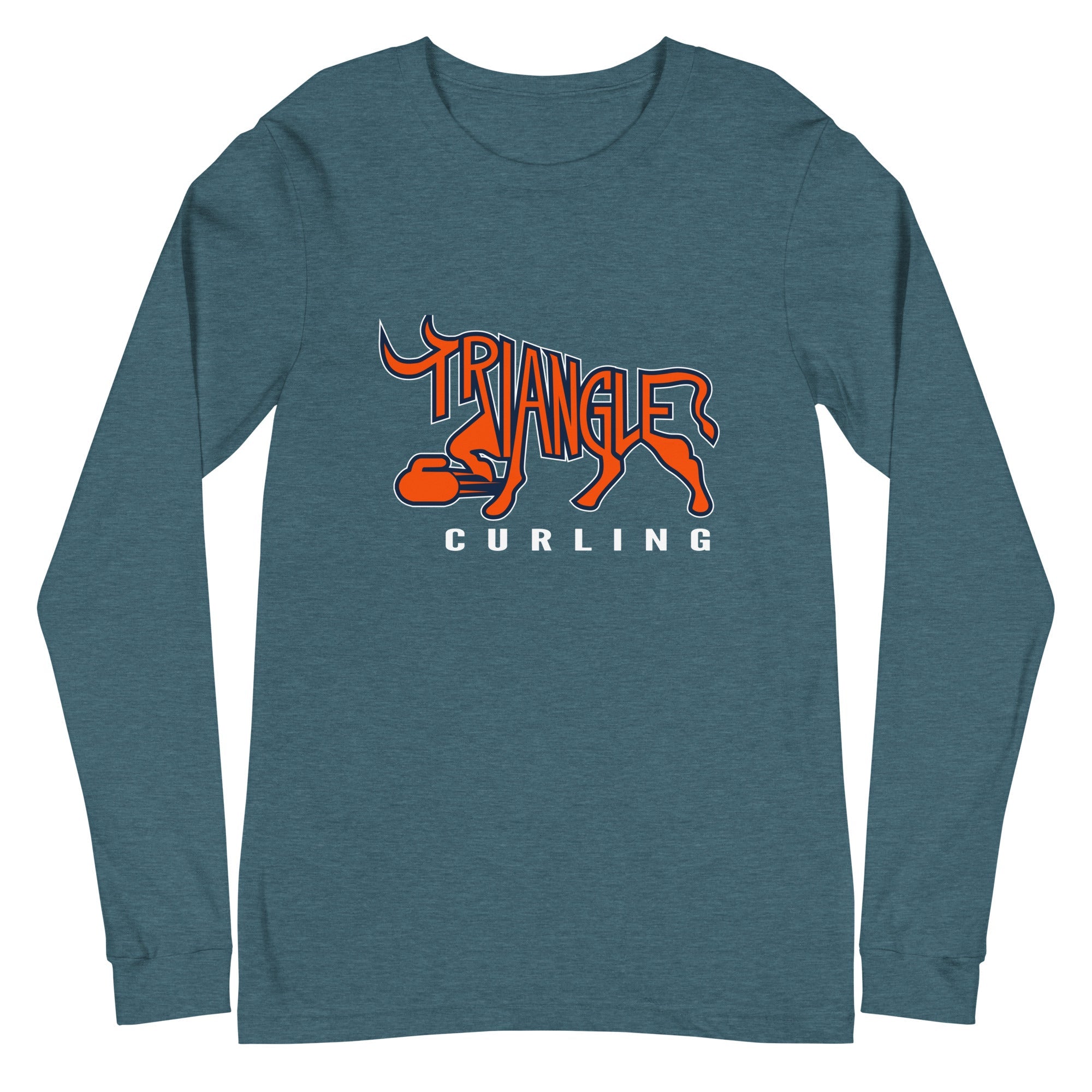 Triangle Curling Unisex Long Sleeve Tee - Broomfitters