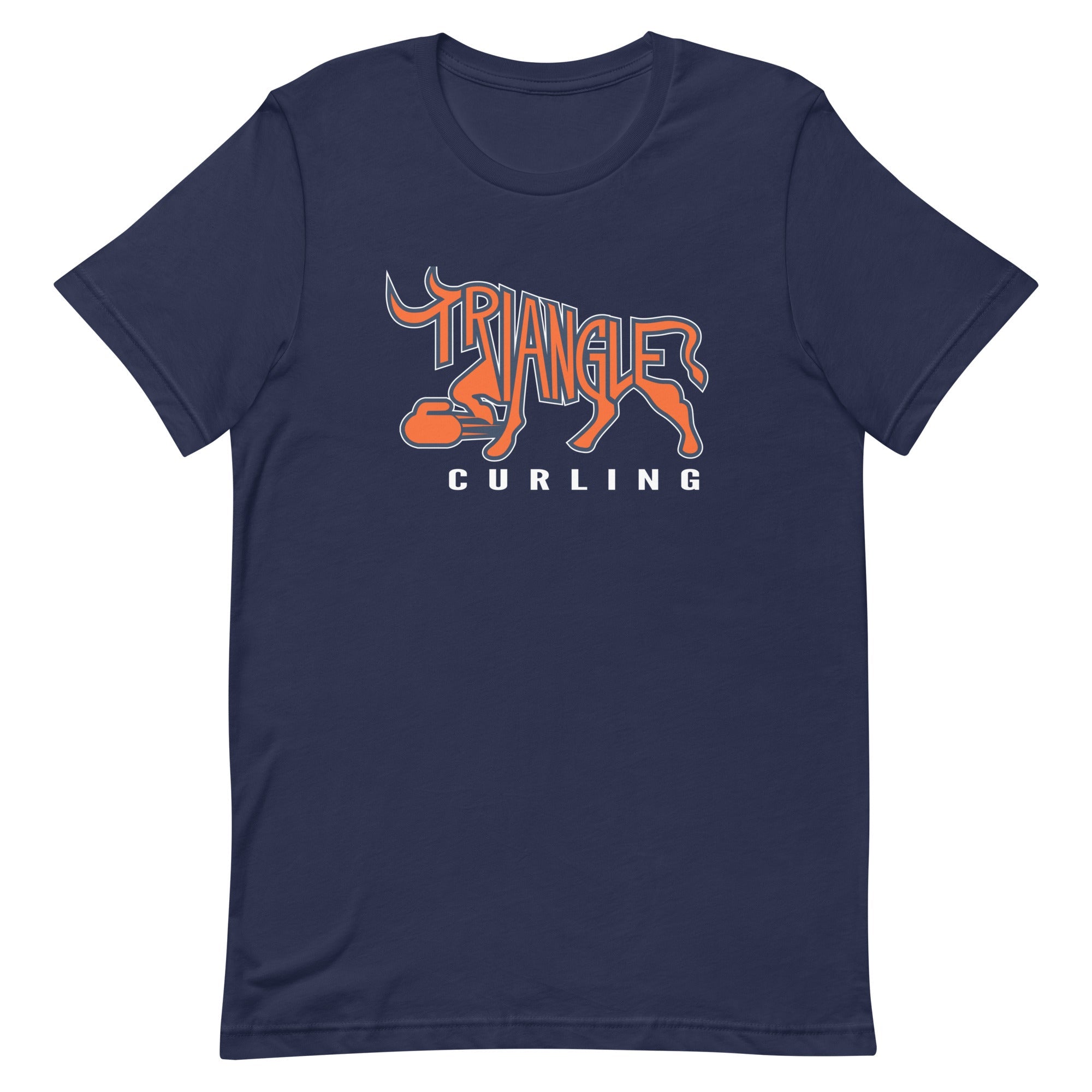 Triangle Curling Unisex t-shirt - Broomfitters