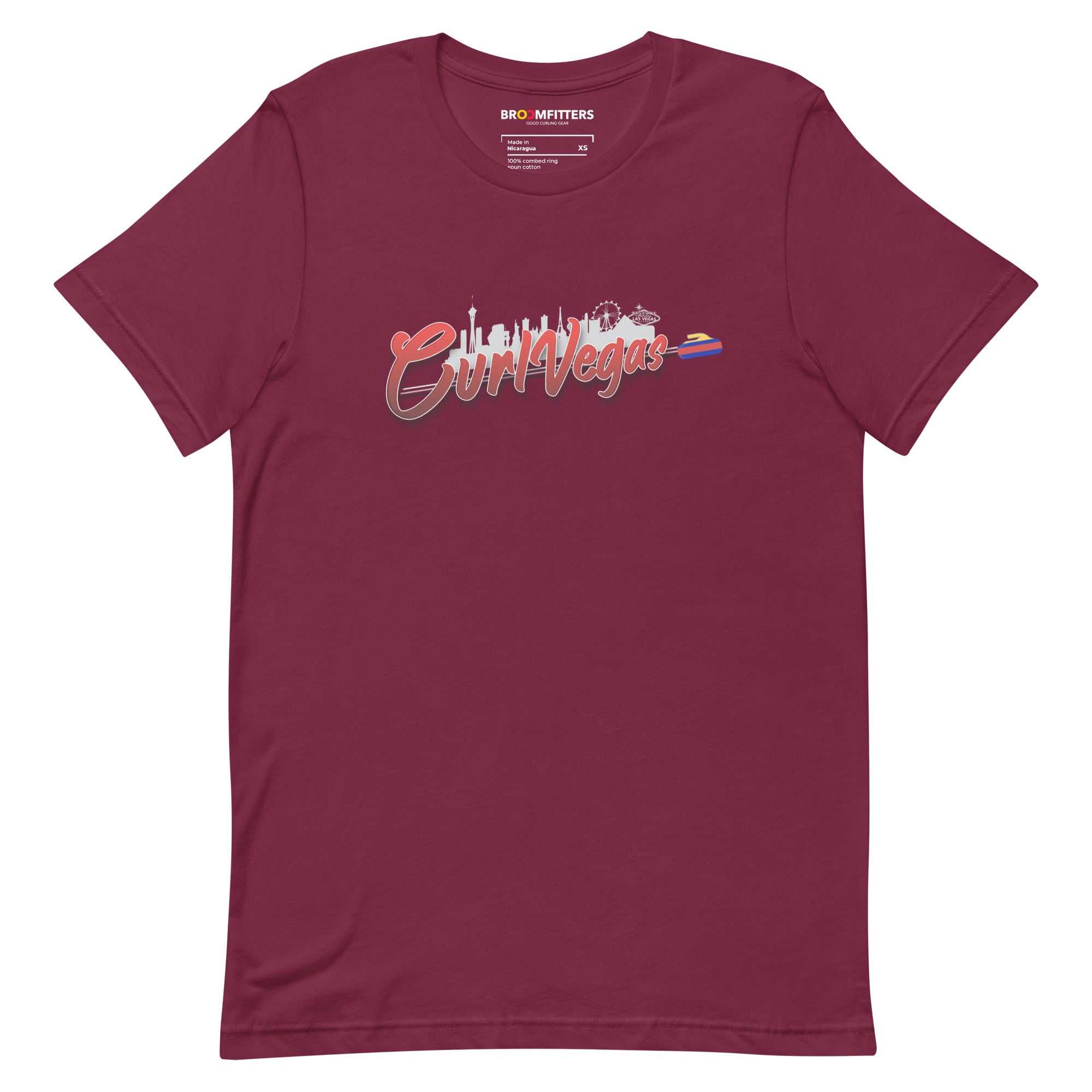 CurlVegas Unisex t-shirt