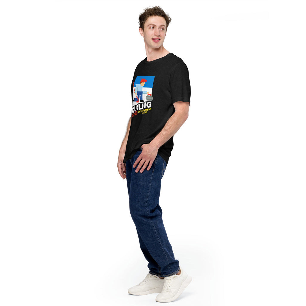 8-Bit Curling Unisex t-shirt - Broomfitters