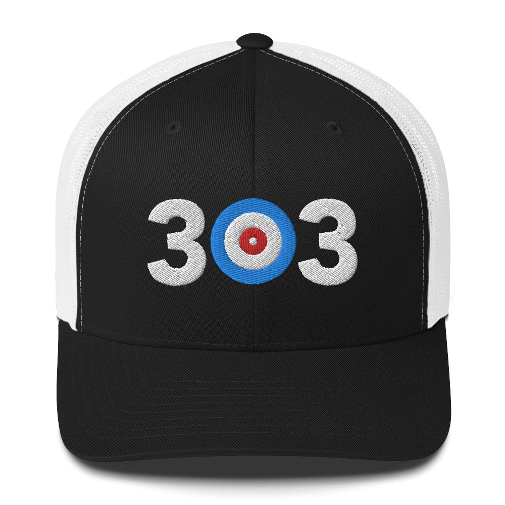 Area Code 303 - Colorado Curling Club Trucker Cap - Broomfitters