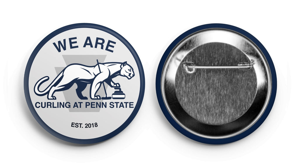 Curling at Penn State 2" Button - Broomfitters
