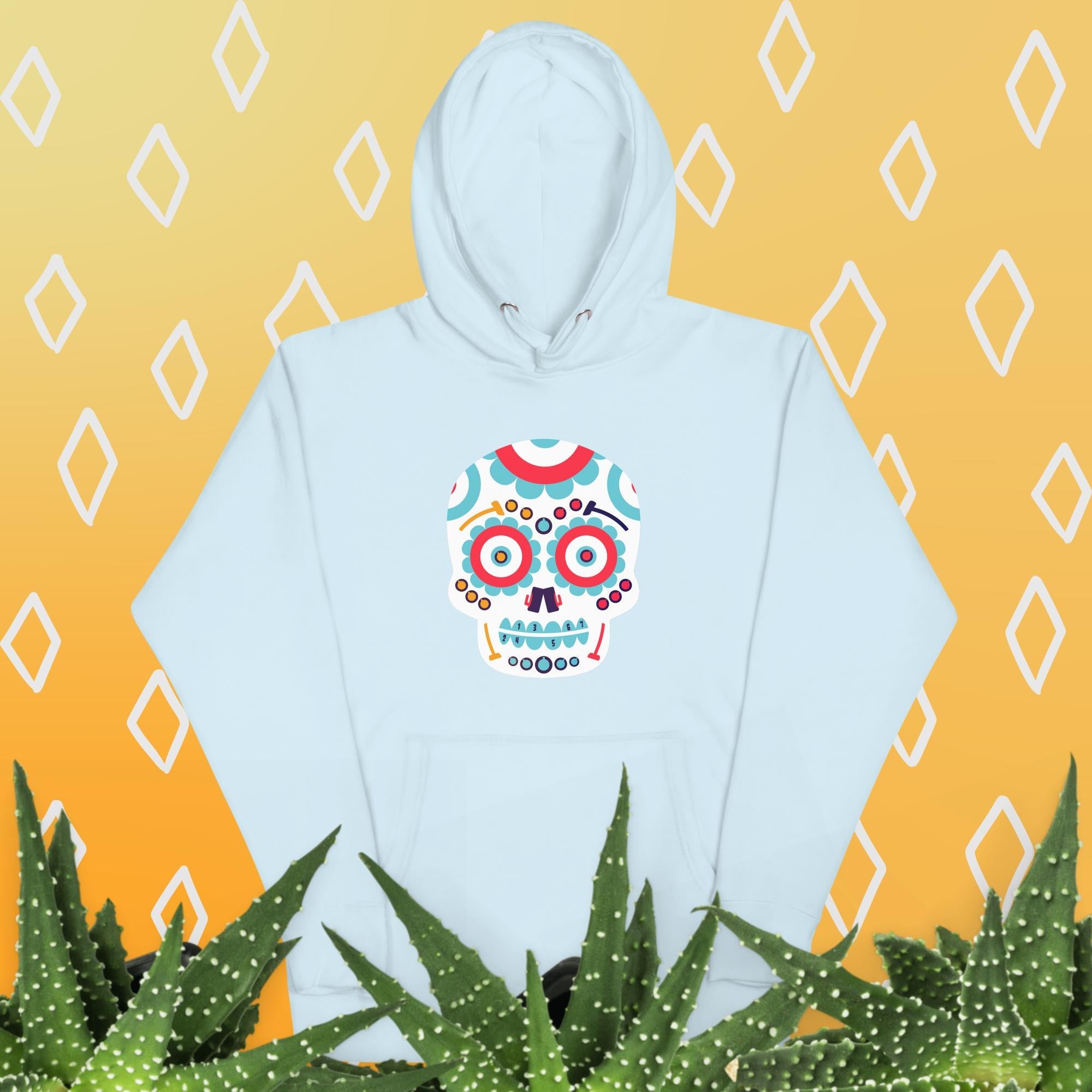 Day of the Dead Skull Unisex Hoodie - Broomfitters