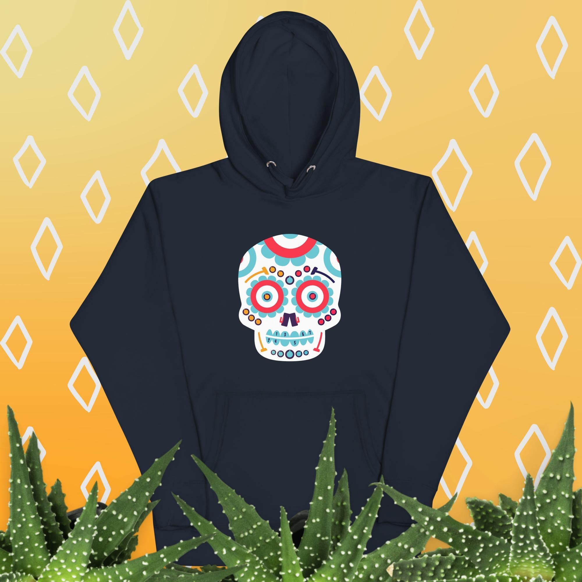 Day of the Dead Skull Unisex Hoodie - Broomfitters