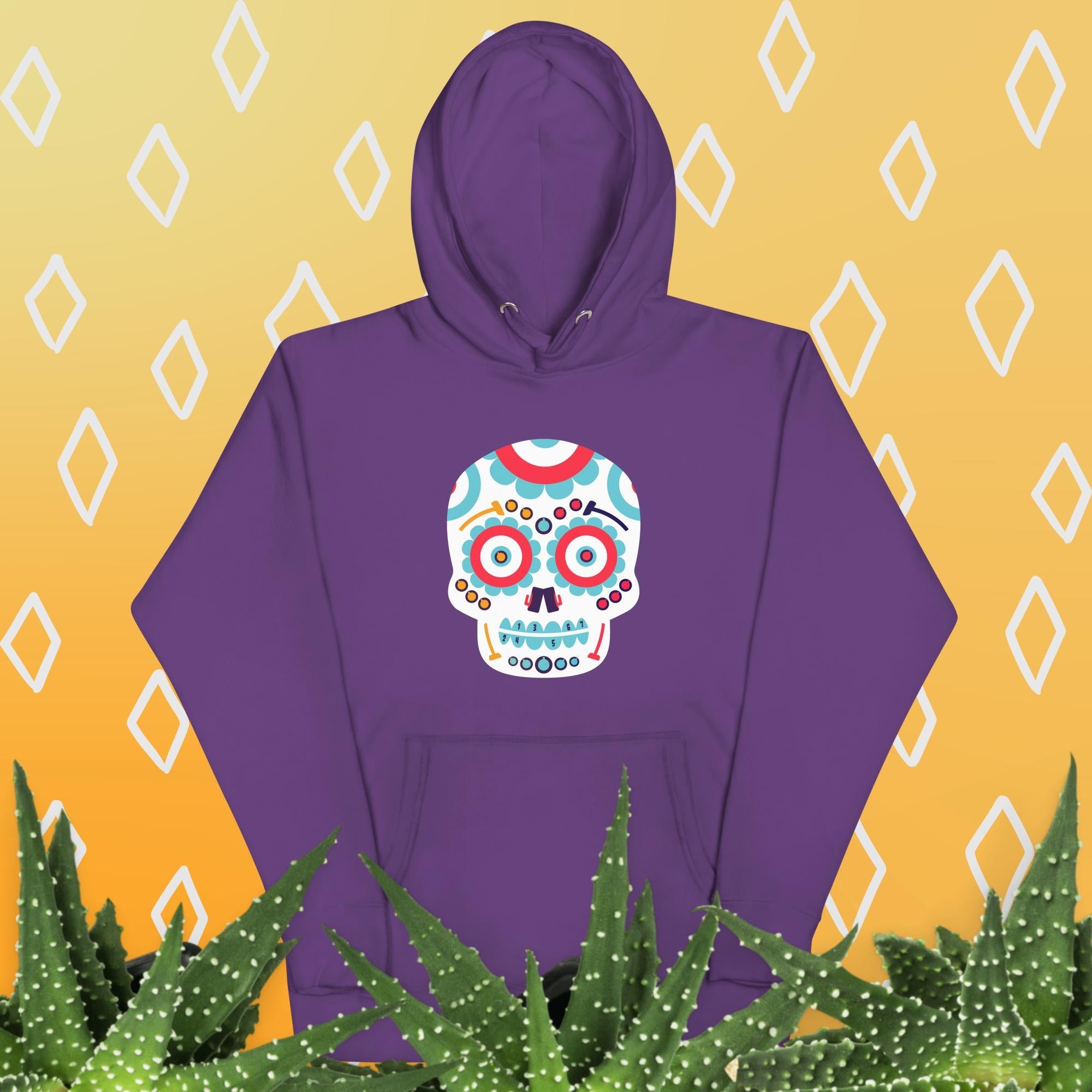 Day of the Dead Skull Unisex Hoodie - Broomfitters