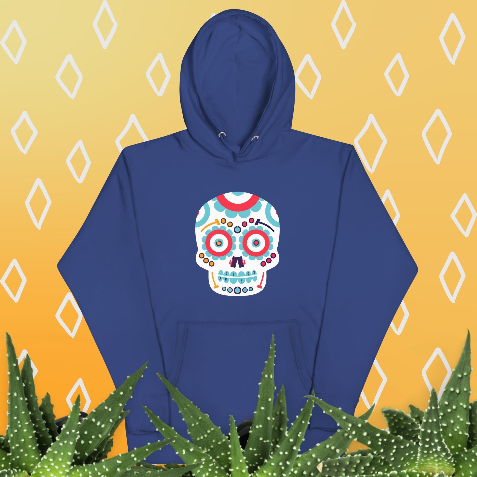 Day of the Dead Skull Unisex Hoodie - Broomfitters