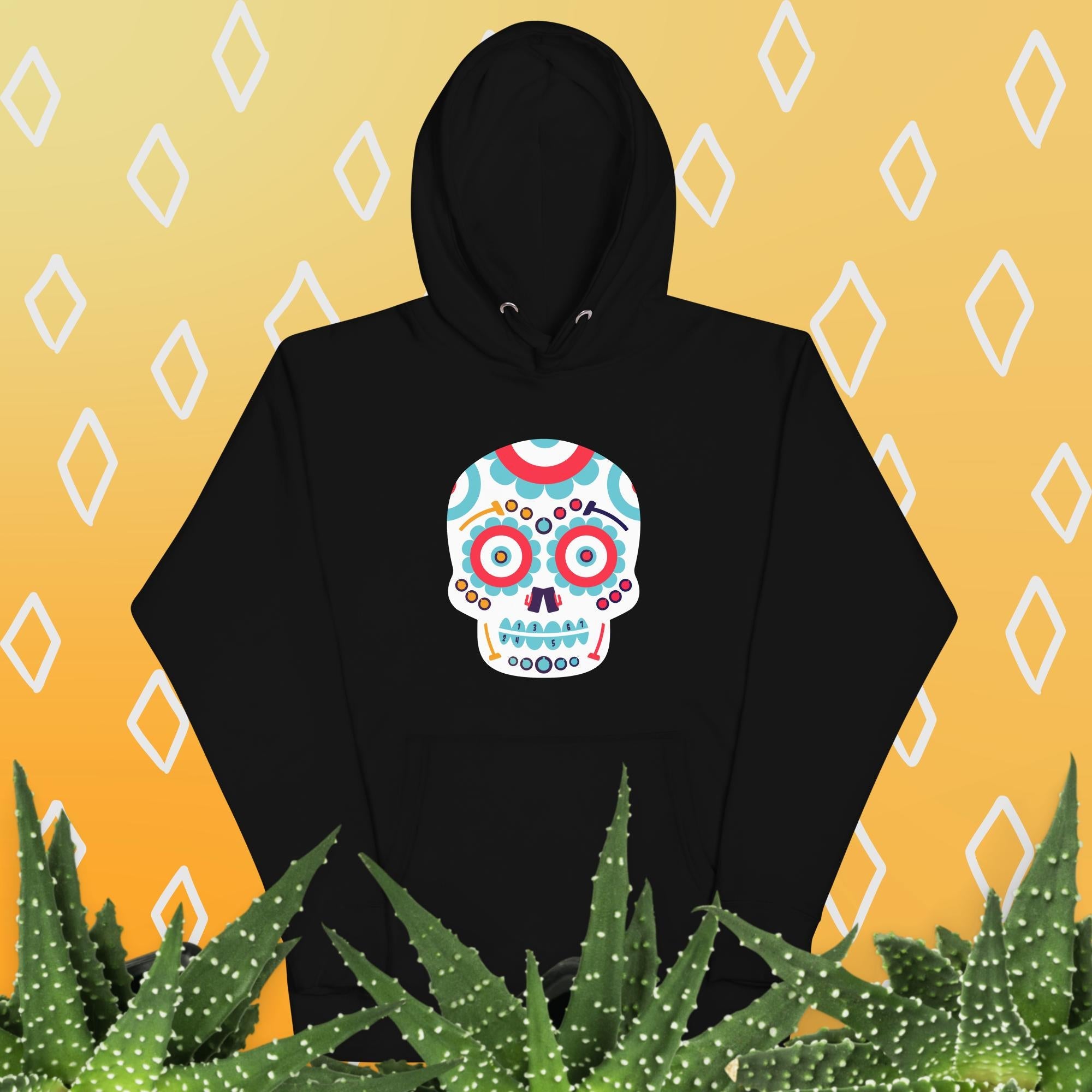 Day of the Dead Skull Unisex Hoodie - Broomfitters