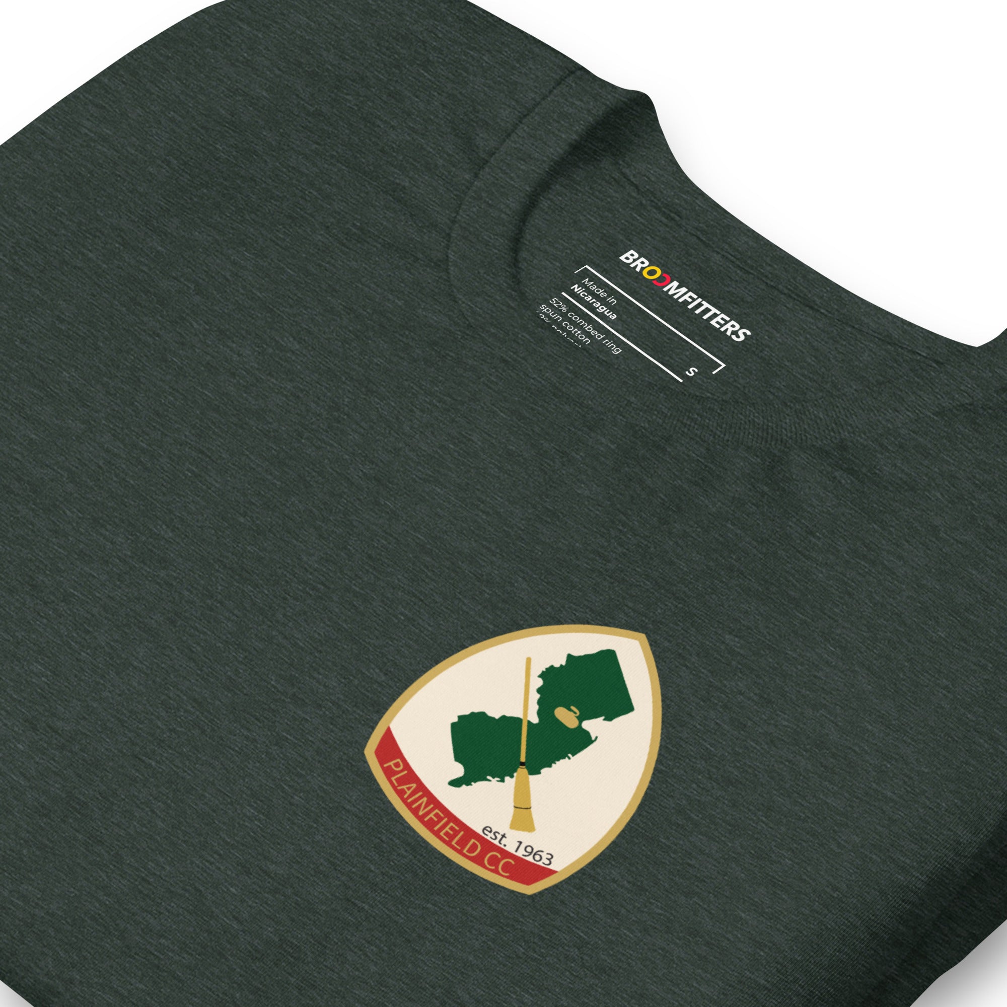 Plainfield Curling Club corner logo t-shirt - Broomfitters