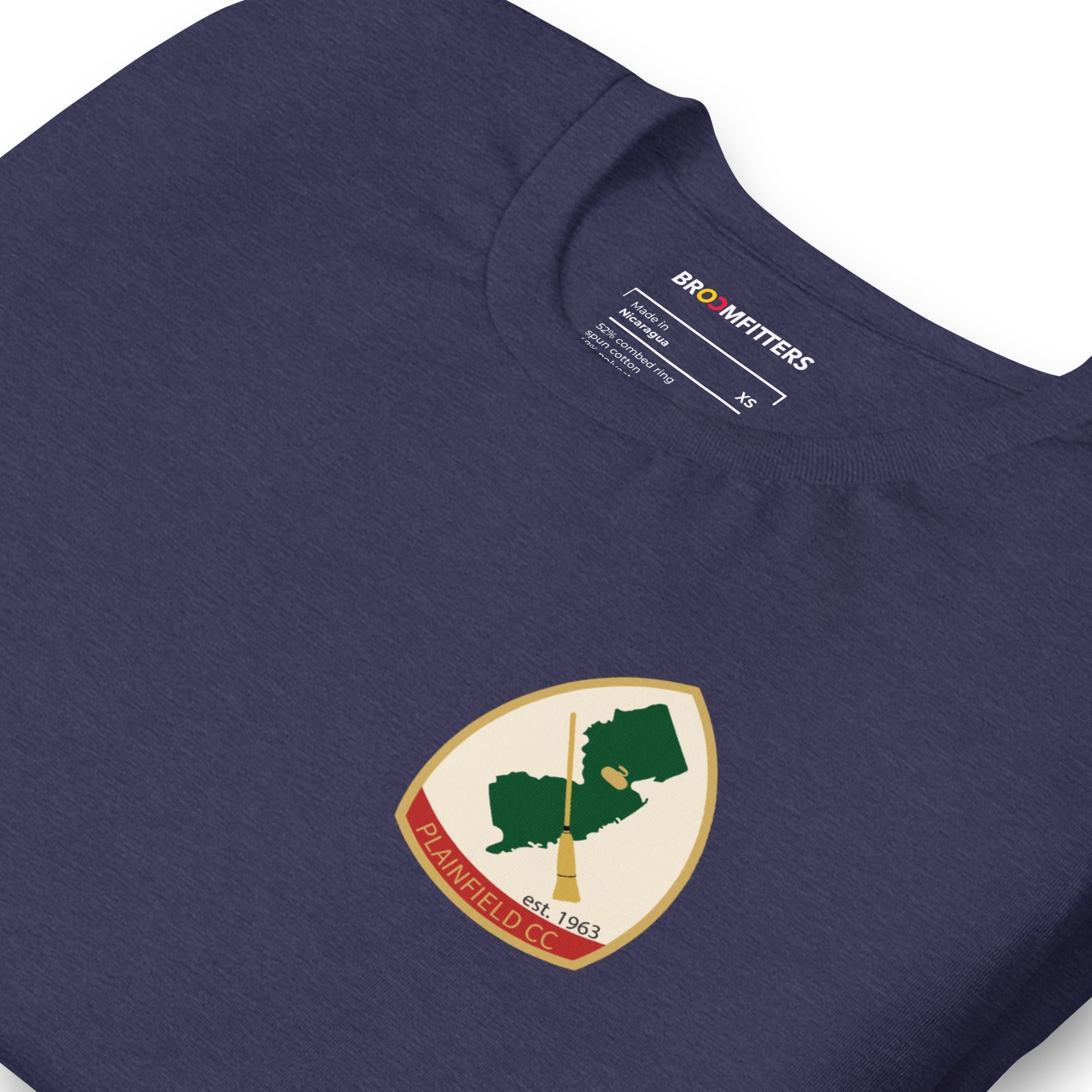 Plainfield Curling Club corner logo t-shirt - Broomfitters