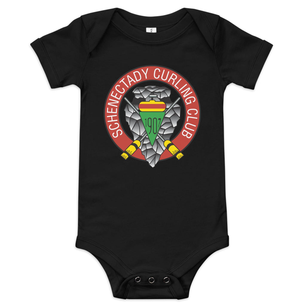 Schenectady Curling baby one piece - Broomfitters