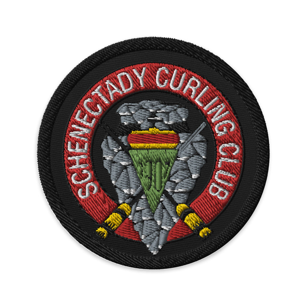 Schenectady Curling Club Embroidered patch - Broomfitters