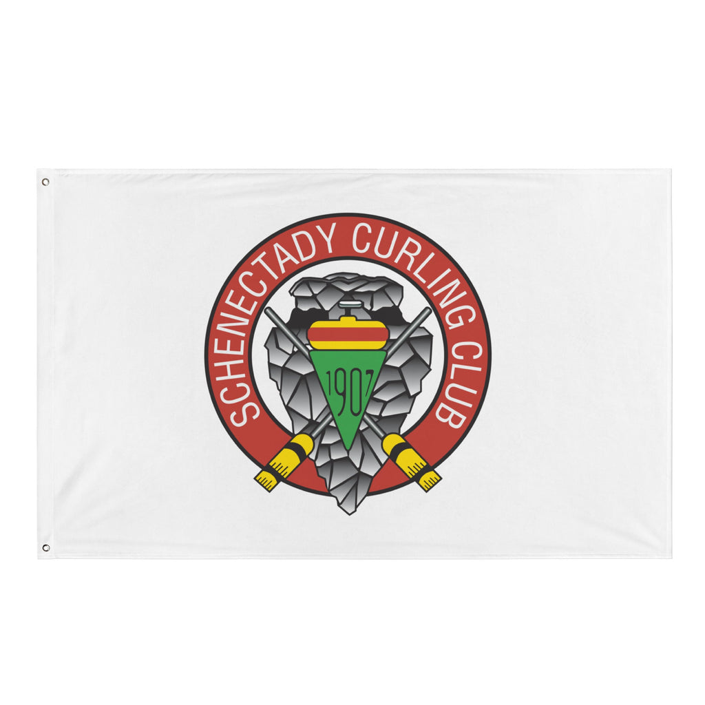 Schenectady Curling Club Flag - Broomfitters