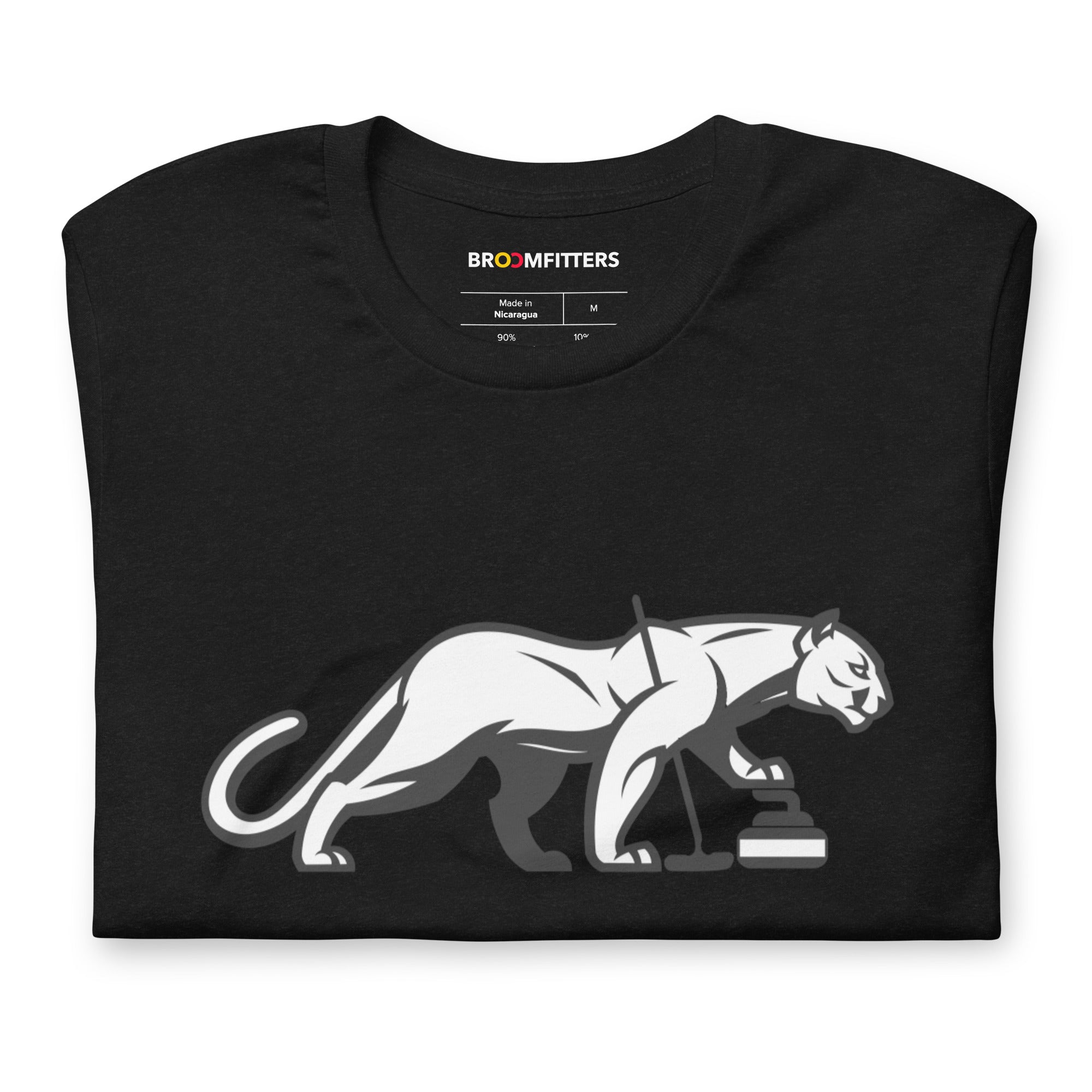 The Night Cat - Curling at Penn State t-shirt - Broomfitters