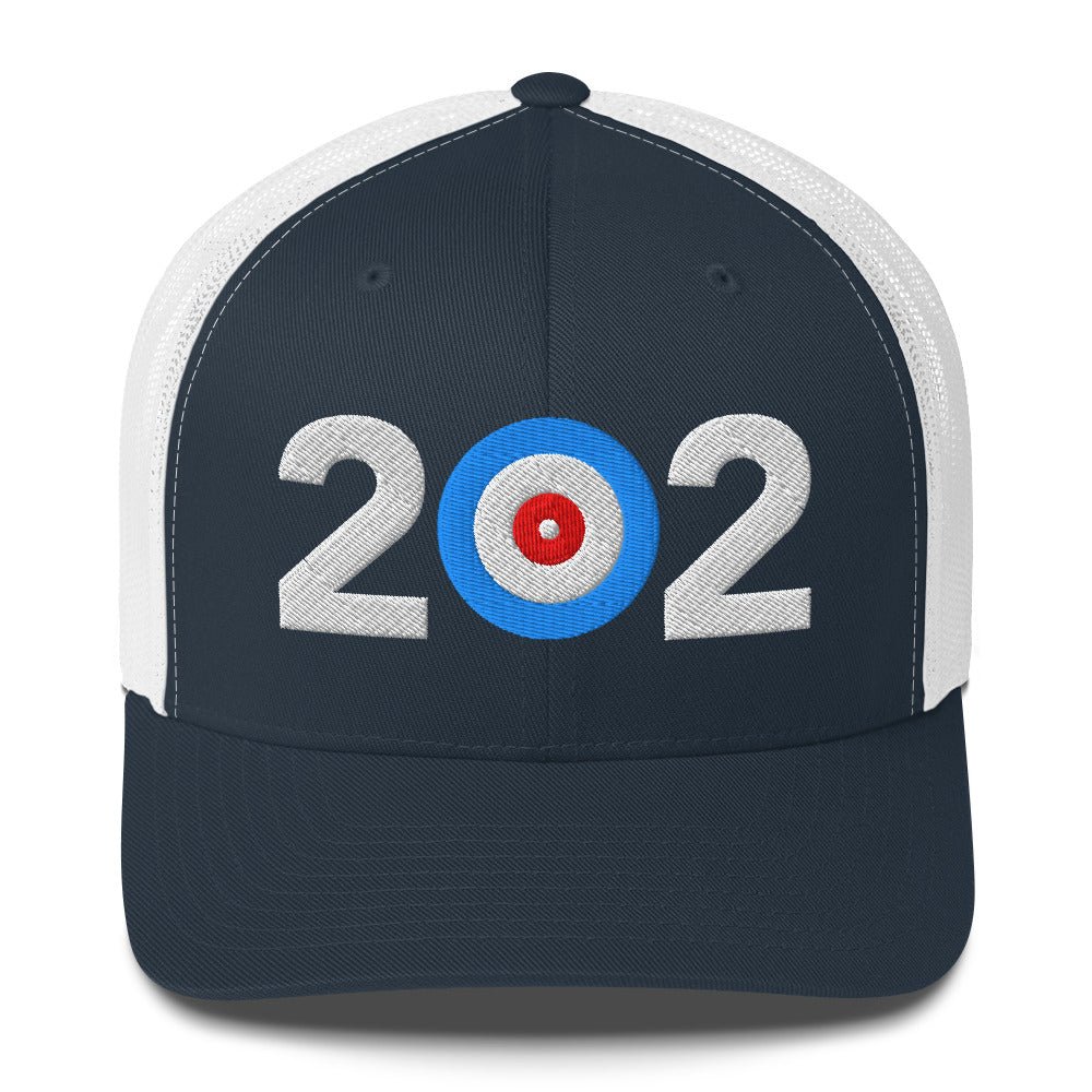 202 Area Code - Washington, D.C.- Trucker Cap – Broomfitters