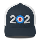 202 Area Code - Washington, D.C. - Trucker Cap - Broomfitters