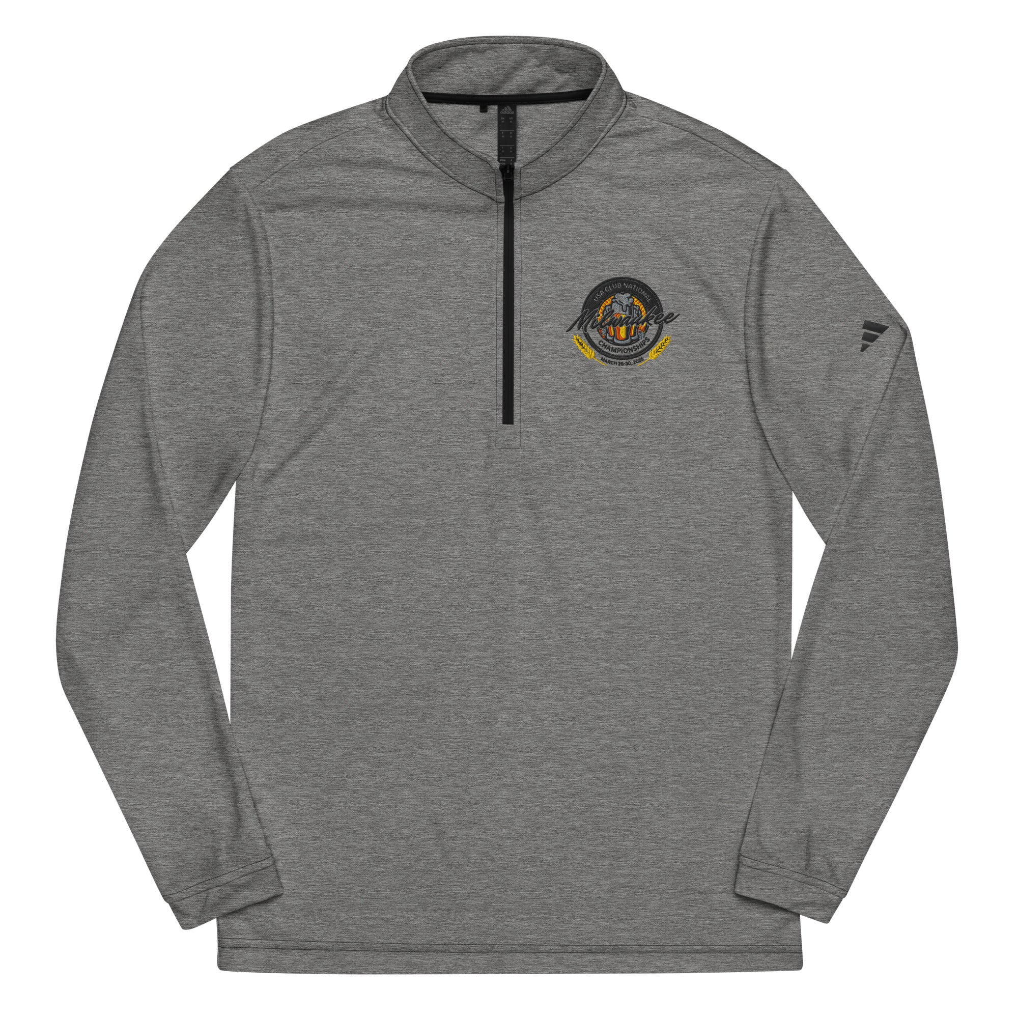 2025 MILWAUKEE CURLING NATIONALS Quarter zip pullover - Broomfitters