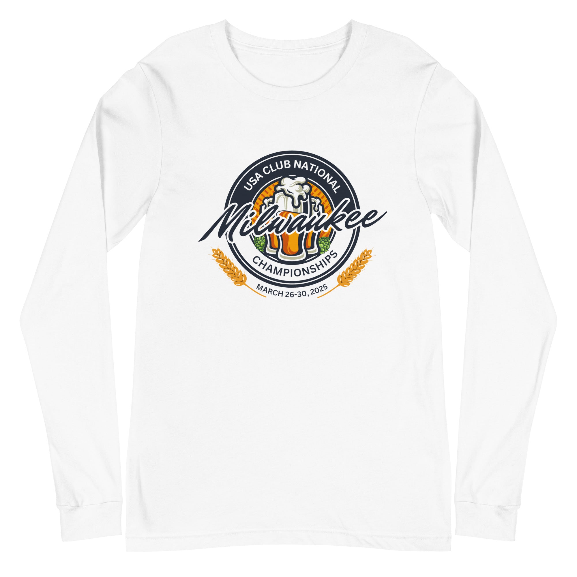 2025 MILWAUKEE CURLING NATIONALS Unisex Long Sleeve Tee - Broomfitters