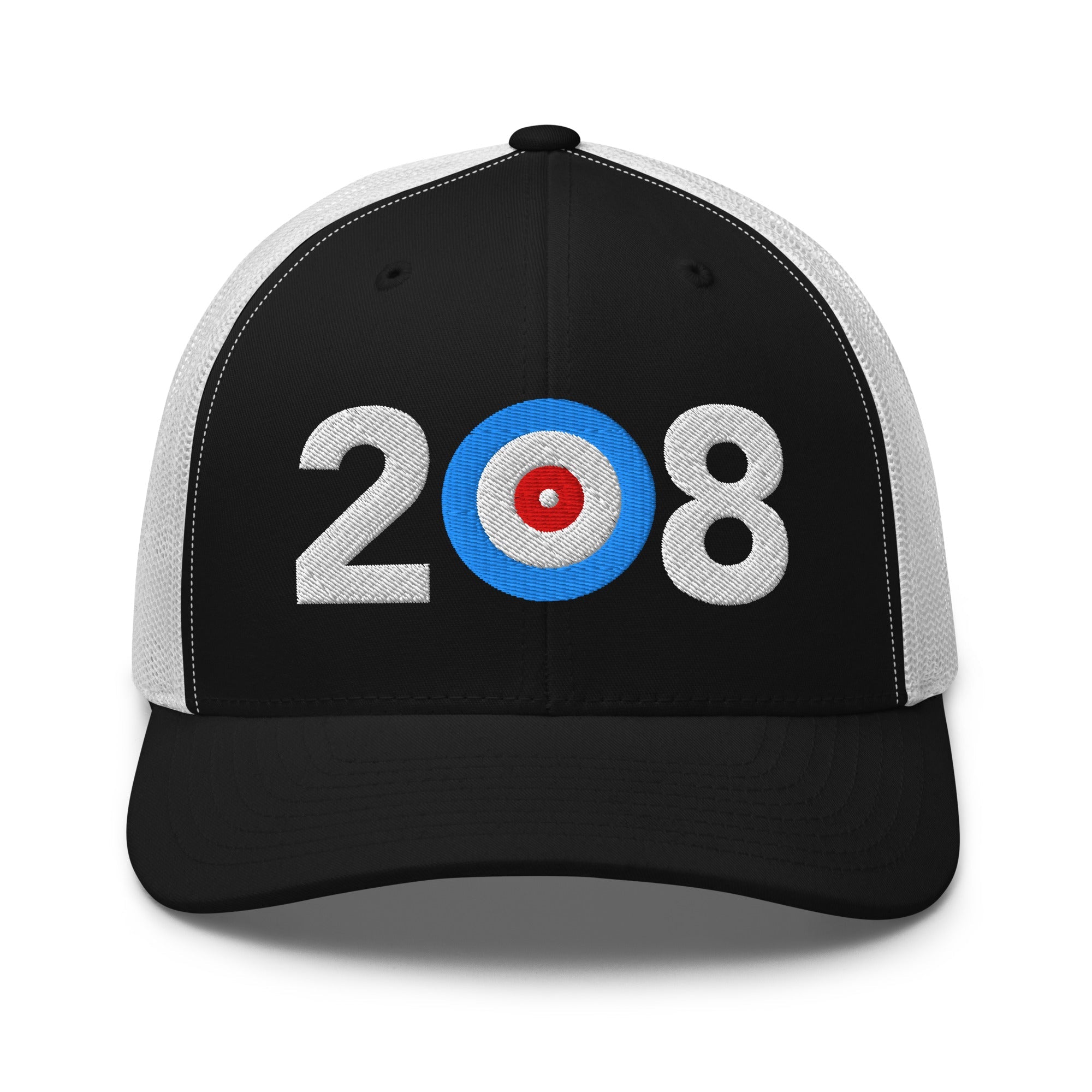 208 - Idaho Area Code Trucker Cap - Broomfitters