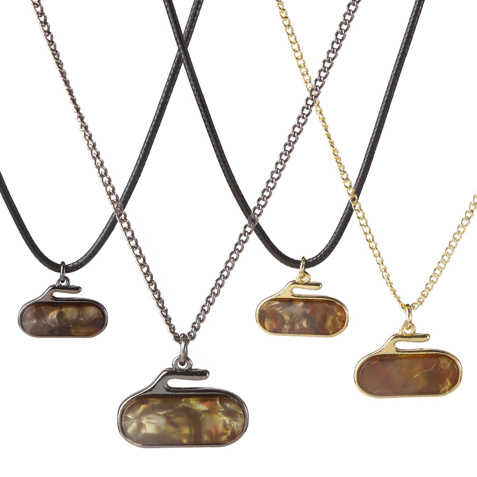 2D Curling Rock Necklace - Broomfitters