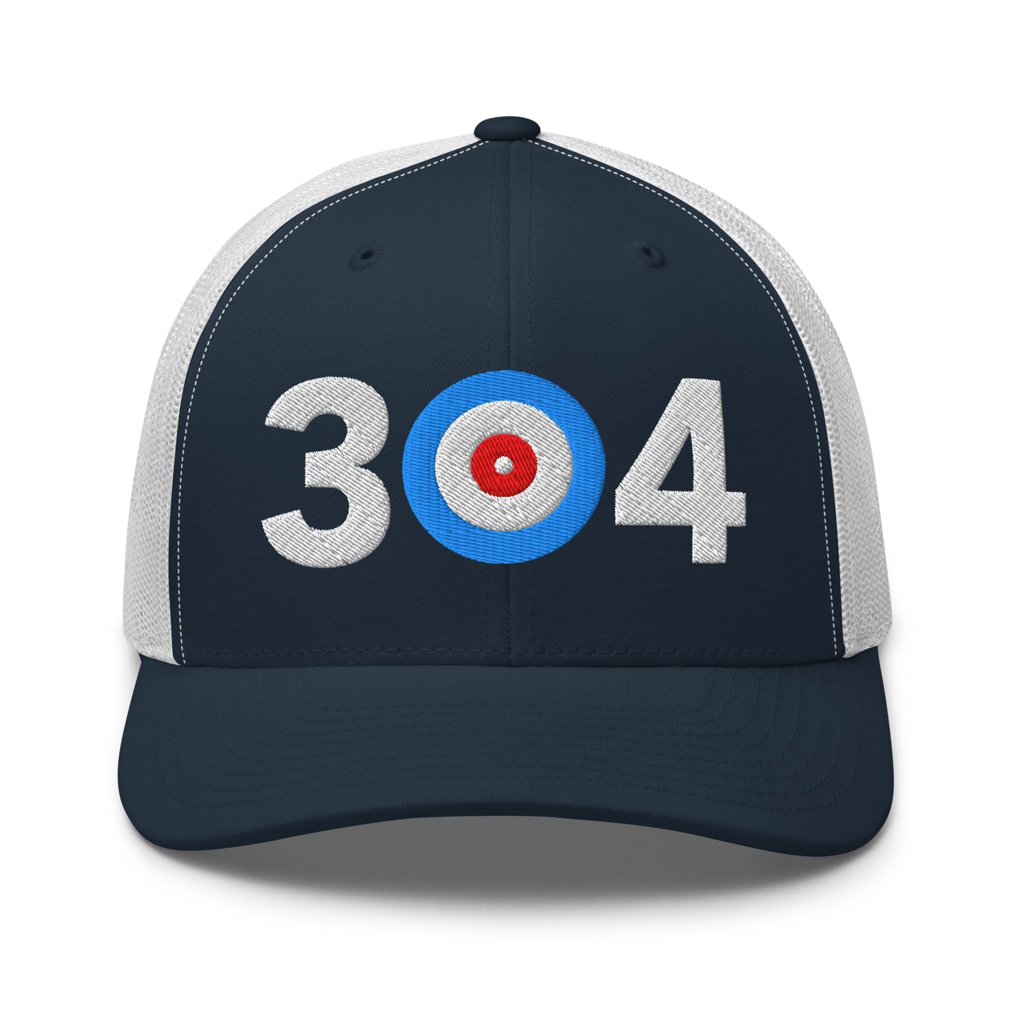 304 Area Code - West Virginia Trucker Cap - Broomfitters