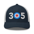 305 Area Code - Florida Curling Club Trucker Cap - Broomfitters