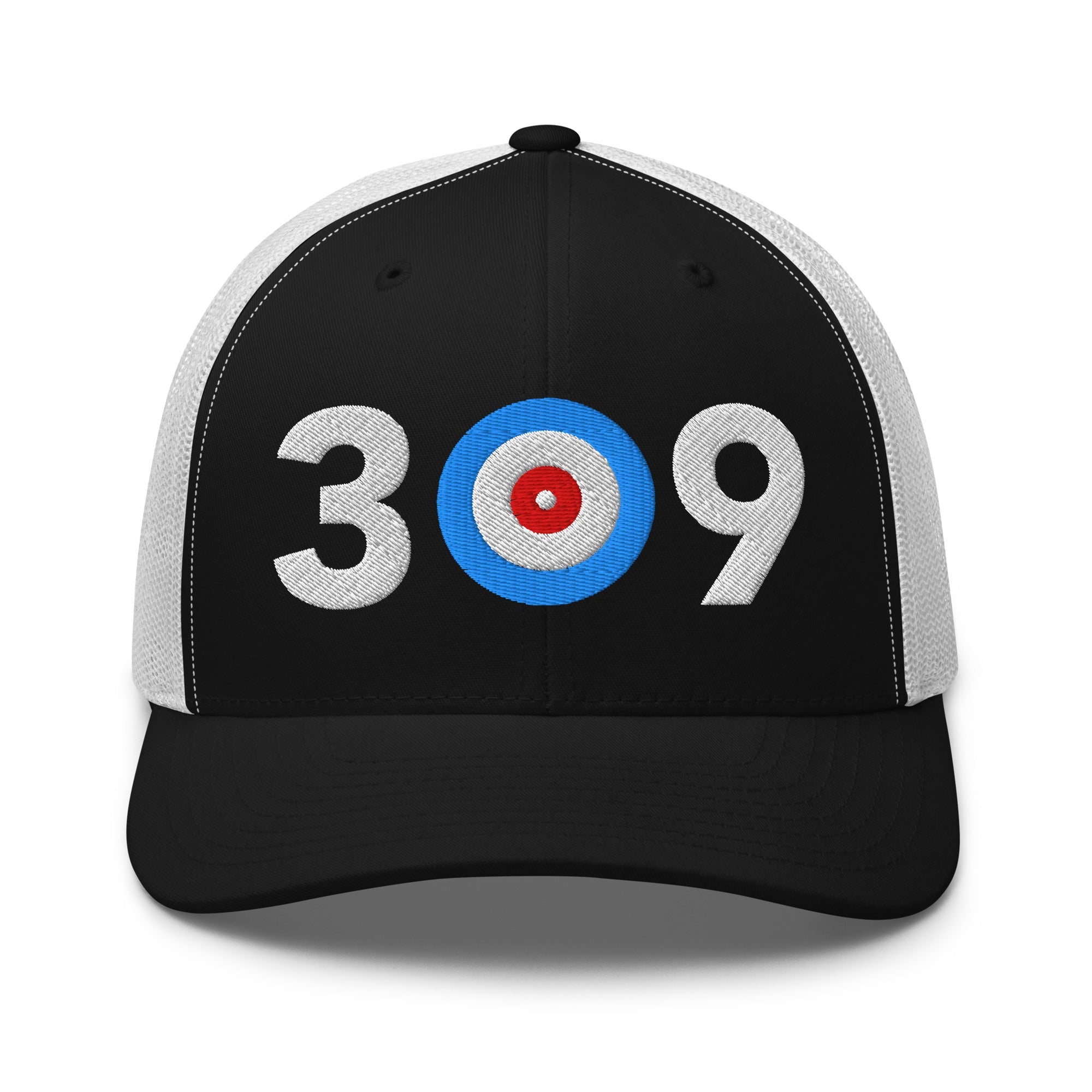 309 AREA CODE - ILLINOIS TRUCKER CAP - Broomfitters