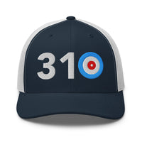 310 Area Code - California Trucker Cap - Broomfitters