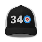 340 AREA CODE - U.S. VIRGIN ISLANDS TRUCKER CAP - Broomfitters