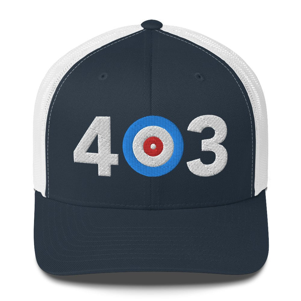 403 Calgary Area Code Trucker Cap - Broomfitters