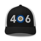 406 area code Montana - Last Chance Curling Trucker Cap - Broomfitters
