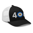 406 area code Montana - Last Chance Curling Trucker Cap - Broomfitters