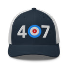 407 Area Code - Florida Trucker Cap - Broomfitters