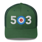 503 Area Code - Portland Oregon Trucker Cap - Broomfitters