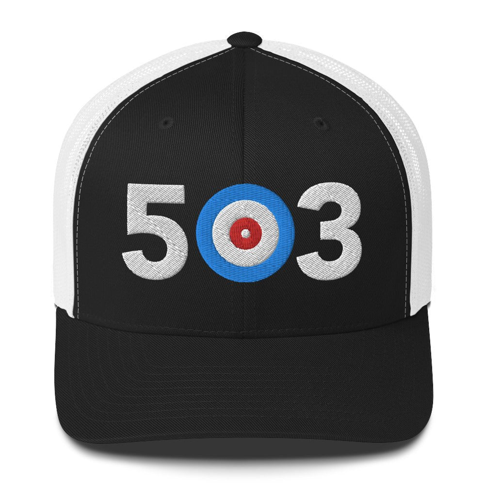 503 Area Code - Portland Oregon Trucker Cap - Broomfitters