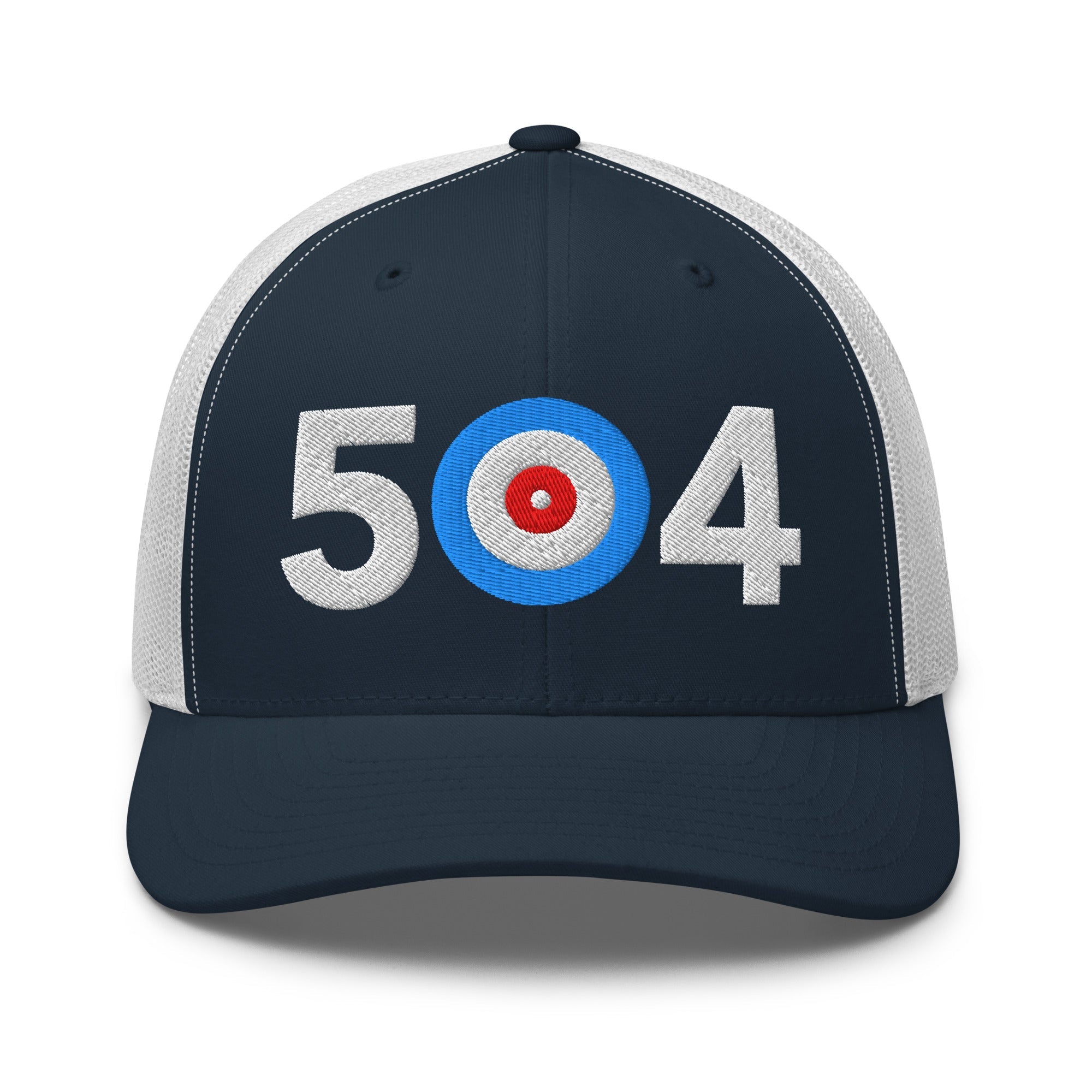504 Area Code - Louisiana Curling Club Trucker Cap - Broomfitters